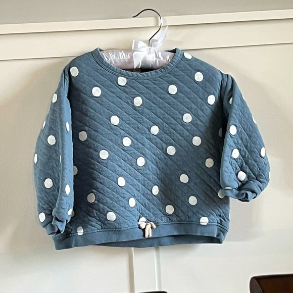 Zara polka dot toddler sweatshirt !!! - Picture 1 of 5